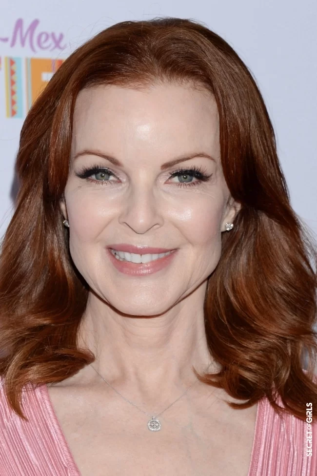 Marcia Cross's flamboyant red | Like Audrey Fleurot, 30 ways to have red hair in 2021