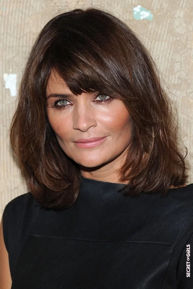Helena Christensen's classic hairstyle | 12 classic hairstyles that are timeless: Angelina Jolie, Jennifer Lopez, Victoria Beckham & Co.