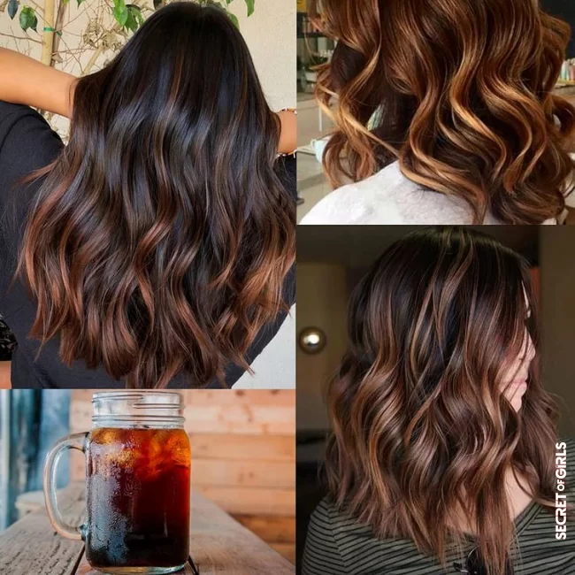 This is what the cold brew hair trend looks like on Instagram: | Cold Brew Hair: This Is The New Hair Color Trend For Coffee Lovers