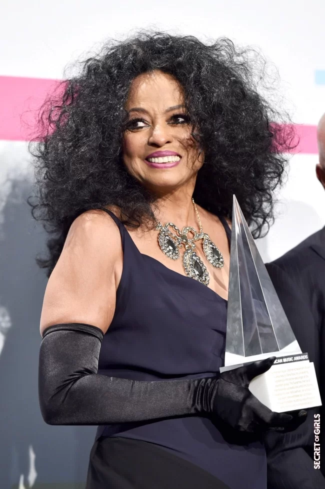 Diana Ross - 76 years | 18 haircuts for long hair over 50 - from Demi Moore to Sarah Jessica Parker
