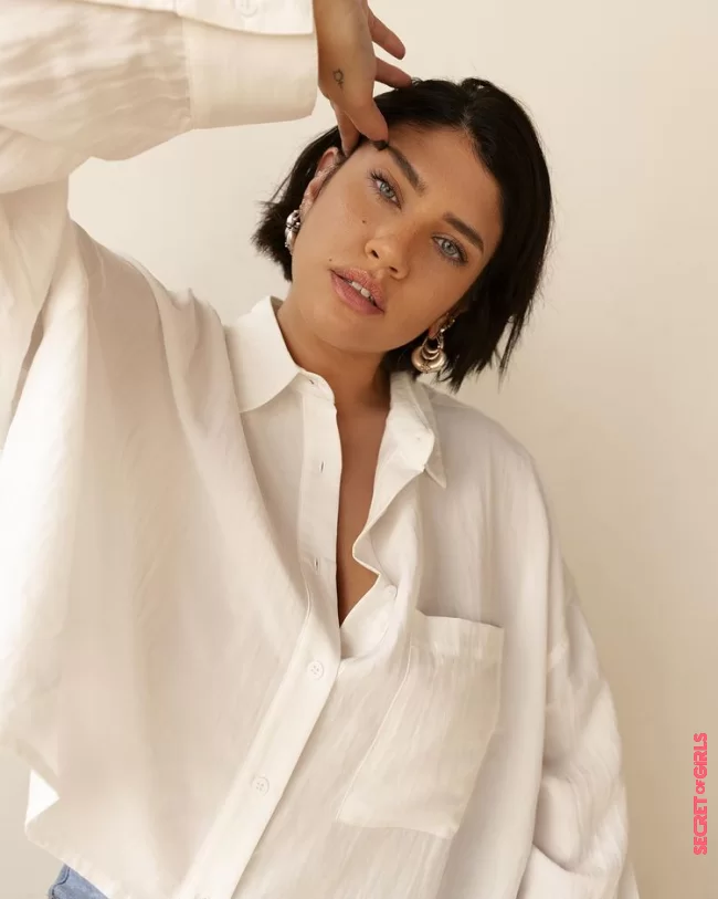 With the classic bob, the hair plays around the chin and emphasizes the jaw area | Do You Fancy Short Hair? These Bob Hairstyles Are Trending In Summer 2021