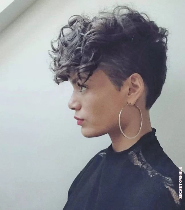 Very short hairstyle for thick curly hair | Our Ideas Of Short Cuts For Curly And Thick Hair