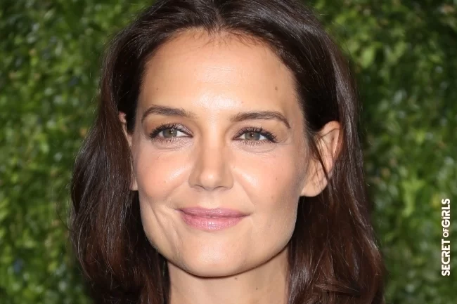 Katie Holmes: gray streaks with a lot of trend potential | Katie Holmes shows the trend potential of natural hair colors with her gray strands