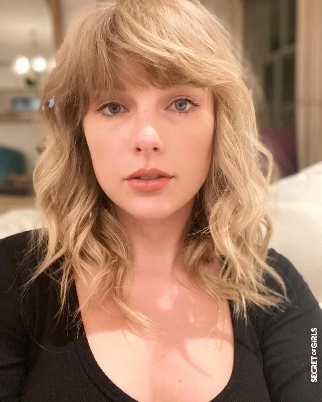 Taylor Swift is also a fan of Bob and Bangs | 6 hairstyle trends for the long bangs in winter 2020/2021