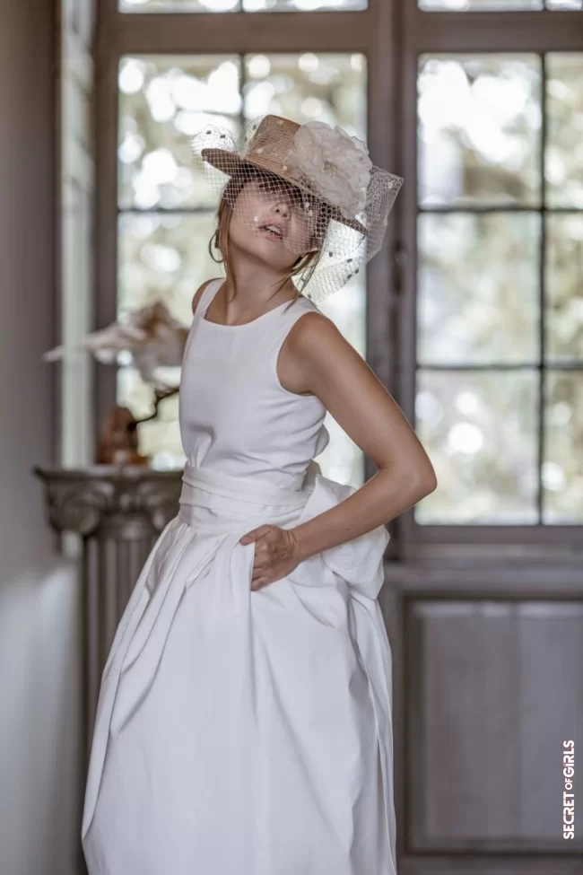 A hat/veil | Wedding Hairstyle: These Accessories Spotted On Pinterest Will Pimp Your Hair