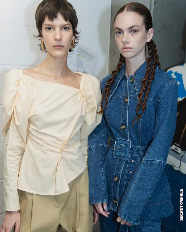 Rejina Pyo: Corded plaits at the nape of the neck are reminiscent of sandy beaches and the sea | Hairstyle Trend 2022: Braided Braids Wrap Around Your Finger