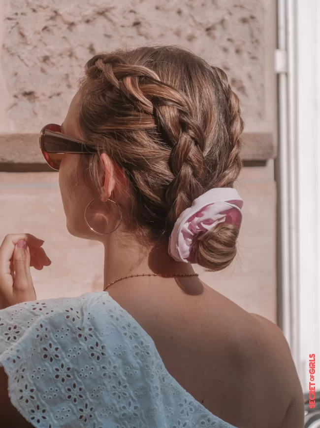 A braided hairstyle | 9 Hairstyles Spotted On Pinterest To Free Our Necks On Sunny Days