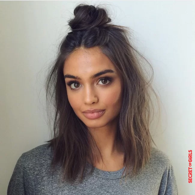 Half bun | Hairstyle trend - Five most beautiful styling ideas for long hair
