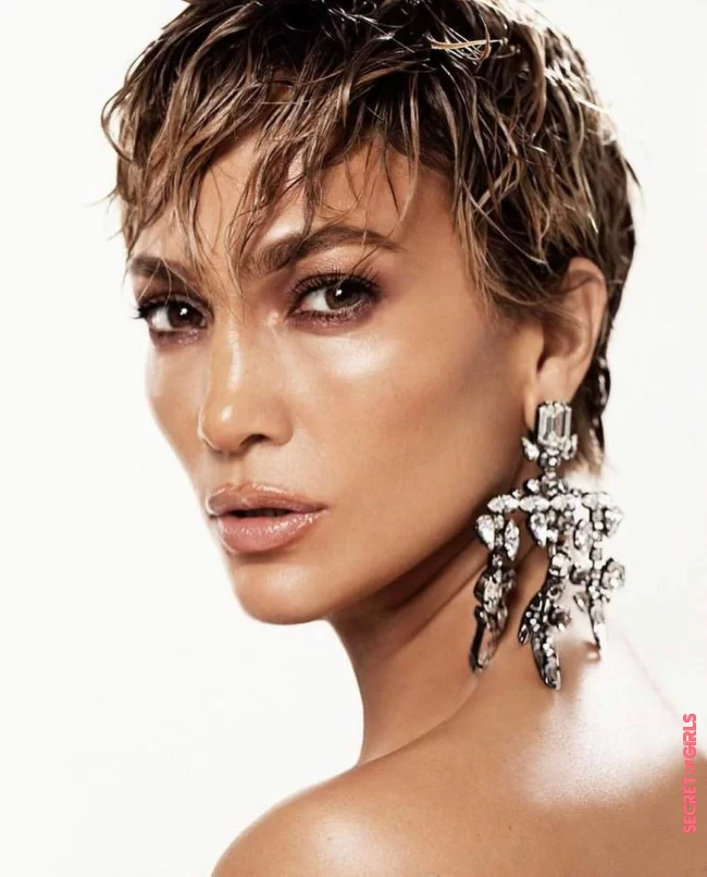 Trendy hairstyle: Jennifer Lopez with a pixie cut | Trendy hairstyle: Jennifer Lopez looks so hot with a pixie cut