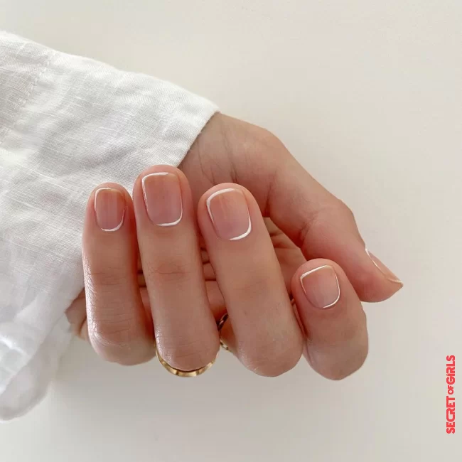 Trend variations on classic French nails | Nail trends: Nail polish colors and designs for spring 2023
