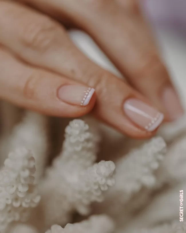 Trend variations on classic French nails | Nail trends: Nail polish colors and designs for spring 2023