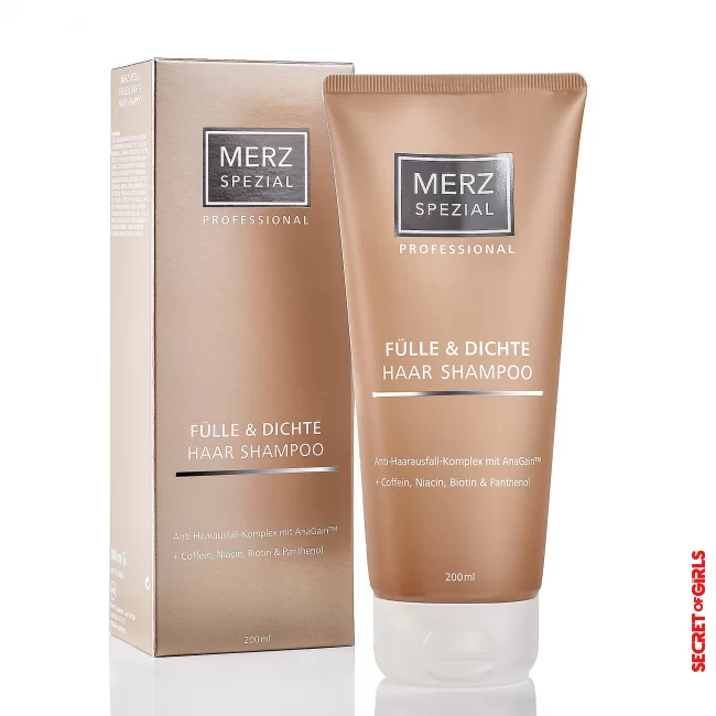 5. With biotin against hair loss: caffeine shampoo from Merz | Best biotin shampoo for hair loss