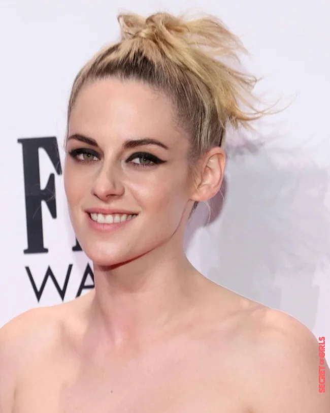 Kristen Stewart's trend hairstyle was based on a simple high braid | Trendy Hairstyle: Kristen Stewart Makes The High Braid Hip And Cool