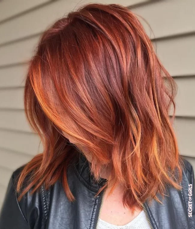 Balayage coppery orange | All About Copper Balayage And How To Adopt It
