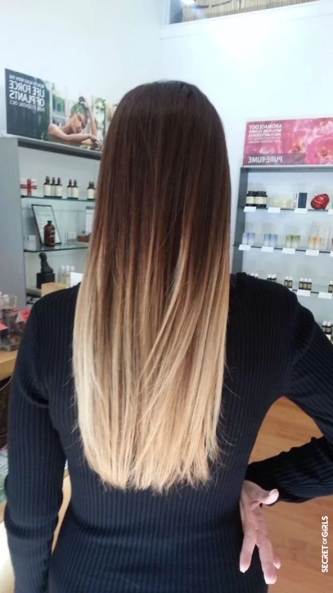 Dark to Light Ombre Straight Hair | 16 Ombre Hairstyles for Long Hair - Look Awesome and Amazing