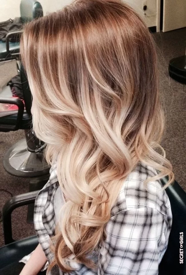 Blonde ombre curly hair | 16 Ombre Hairstyles for Long Hair - Look Awesome and Amazing