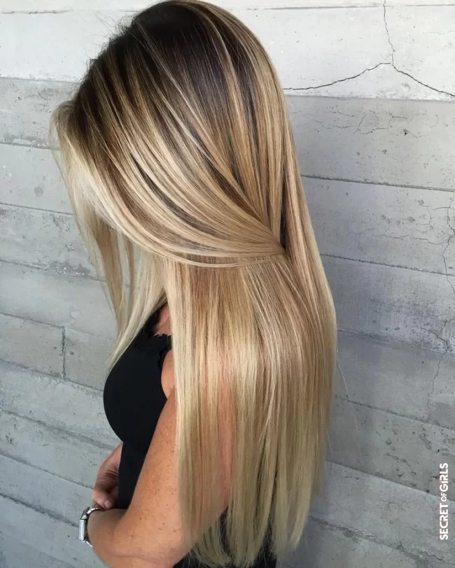 Blonde Ombre Long Straight Hair | 16 Ombre Hairstyles for Long Hair - Look Awesome and Amazing