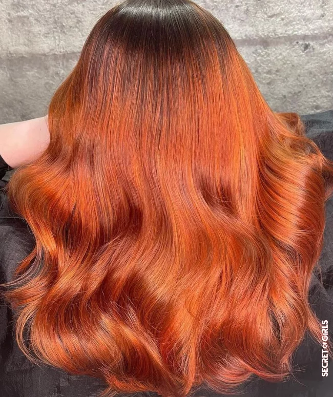 1. Hairstyle trend for spring 2022: Tangerine | These are The 4 Most Beautiful Hair Colors for Spring - from Blonde to Brunette