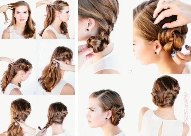 SIMPLE UPDOS BRAIDED | Easy updos that you can get in just 5 minutes