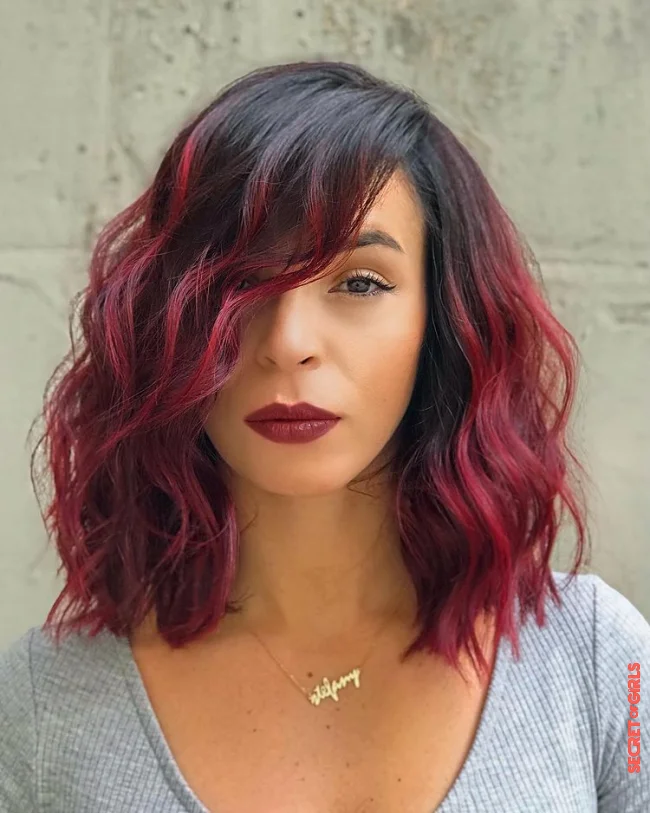 Color accents | Layered Bob: These Are The Prettiest Styles For A Layered Bob!