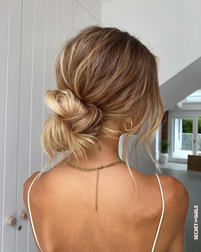 Trendy cord-knot-bun hairstyle: the quick summer style in 5 minutes | Cord-Knot-Bun Succeeds In 5 Minutes - Fast Trend Hairstyle
