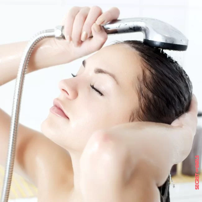 Rinse your hair with cold water | 40 Tips To Take Care Of Your Hair