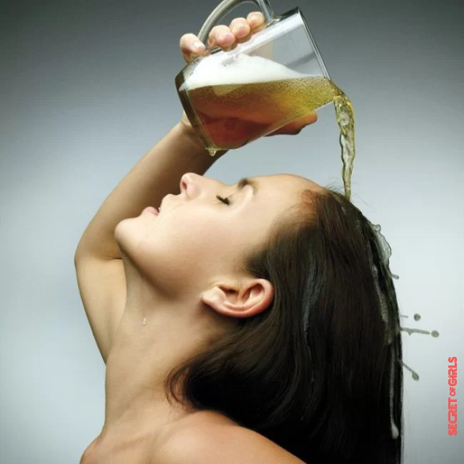 Rinse your hair with beer | 40 Tips To Take Care Of Your Hair