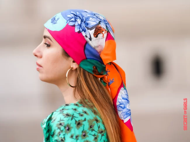 Back to the '90s: Trendy hairstyle with a bandana | Most Beautiful Bandana Hairstyles For The Summer To Re-style