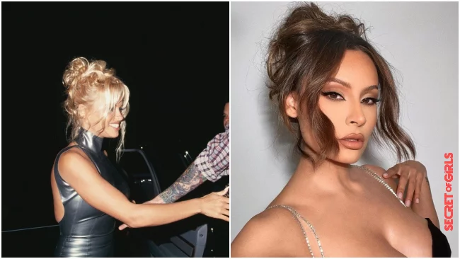 Pamela Anderson's Signature Updo - Everyone Wears It Straight and Here's How to Style The Updo