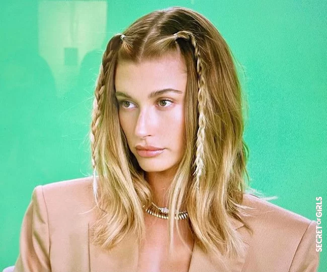 So simple: The hairstyle trend of Gigi Hadid, Hailey Bieber, and Bella Hadid can really be styled by anyone | Baby Braids in Summer: Hairstyle Trend by Bella Hadid & Hailey Bieber
