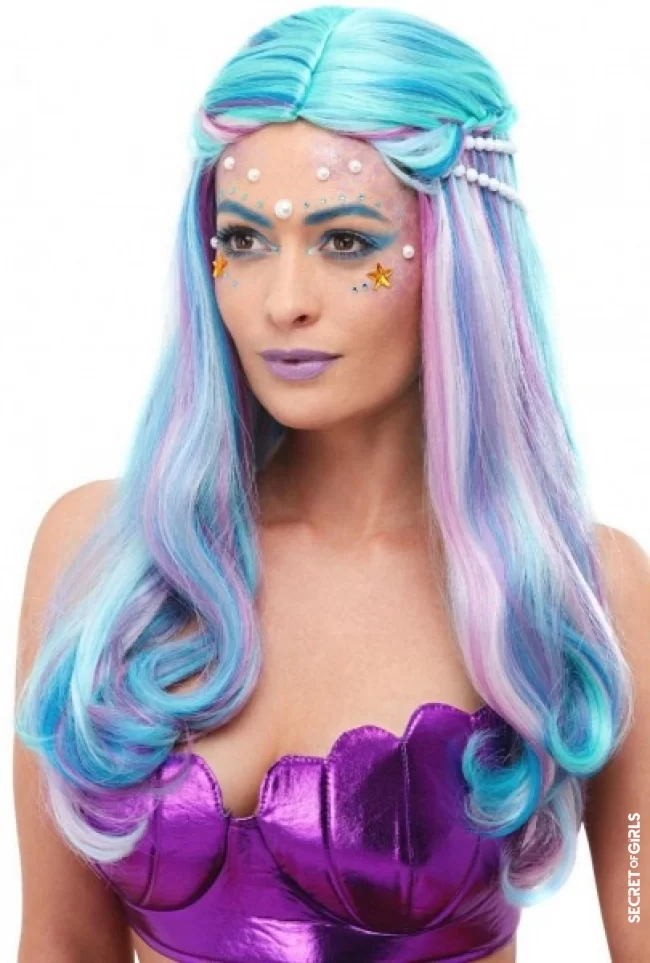 Mermaid princess | Blue Ombre Hairstyles 2021