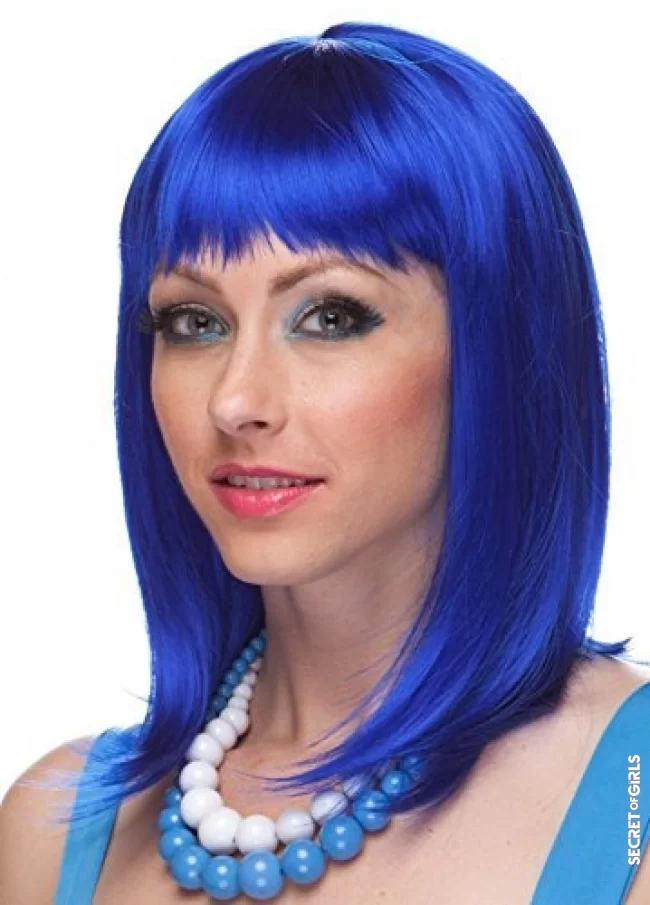 Wild bob hairstyle | Blue Ombre Hairstyles 2021