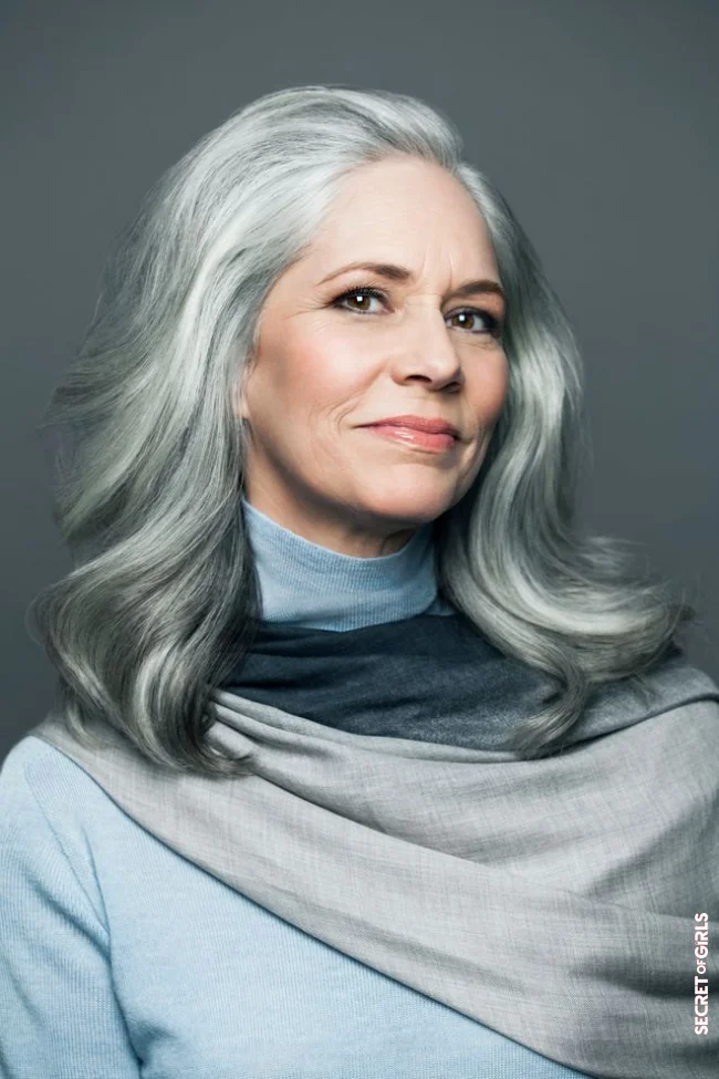 Gray haircut idea for a 60-year-old woman | Gray Hair: Best Ideas For Haircuts After 60