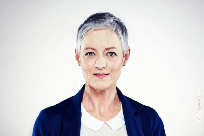 Boyish haircut gray hair for a 60-year-old woman | Gray Hair: Best Ideas For Haircuts After 60