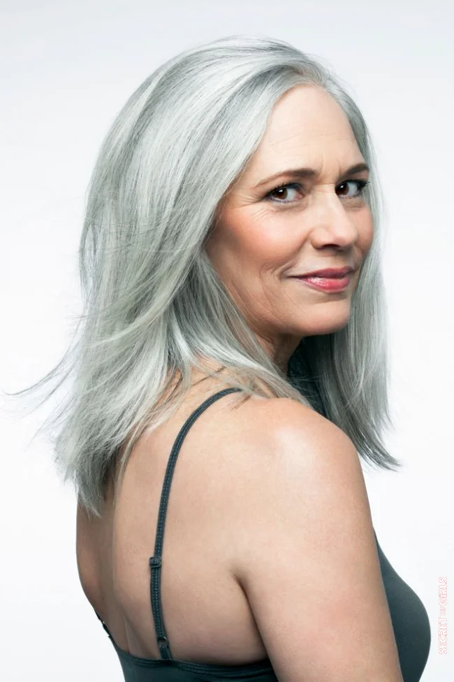 A cut on white hair for a woman of 60 years trend in 2021 | Gray Hair: Best Ideas For Haircuts After 60
