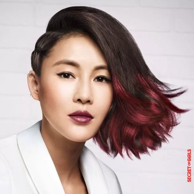 Asymmetry by L'Or&eacute;al Professionnel (model: Chen Ran) | 50 hairstyle trends for spring-summer 2023