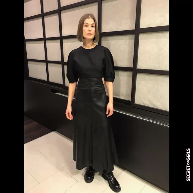 Shortly before the Golden Globes 2021, Rosamund Pike surprised with the new darker color of her hair | Golden Globes 2021: Rosamund Pike wears her hair like this now