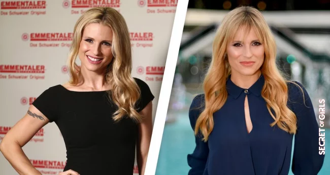 Michelle Hunziker with and without bangs | These Stars Look So Different With and Without Bangs!