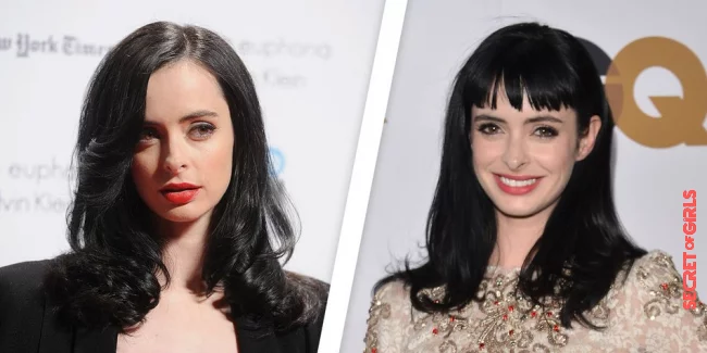 Krysten Ritter with and without bangs | These Stars Look So Different With and Without Bangs!