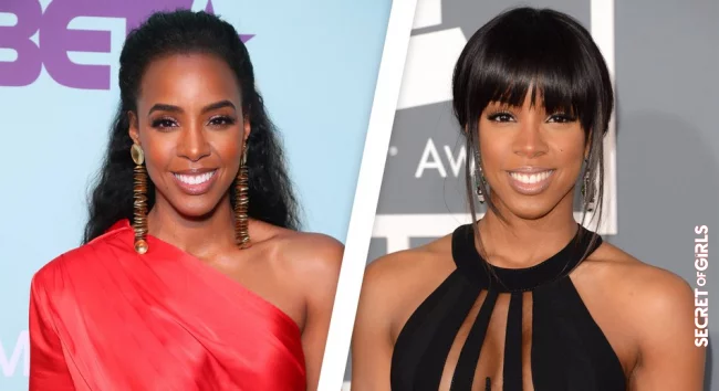 Kelly Rowland with and without bangs | These Stars Look So Different With and Without Bangs!
