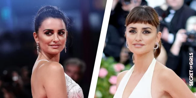 Penelope Cruz with and without bangs | These Stars Look So Different With and Without Bangs!
