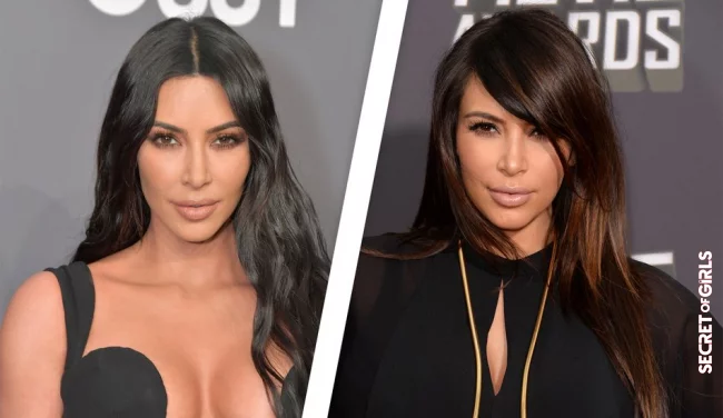 Kim Kardashian with and without bangs | These Stars Look So Different With and Without Bangs!