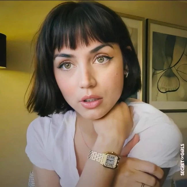 Instead of long hair, Ana de Armas is now wearing a short hairstyle trend with bangs | Hairstyle trend: Ana de Armas looks so beautiful with short hair