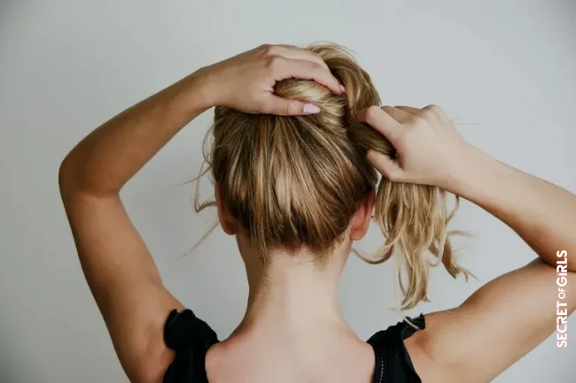 Tie them up aggressively | 9 Habits You Should Avoid To Maintain Neat And Healthy Hair