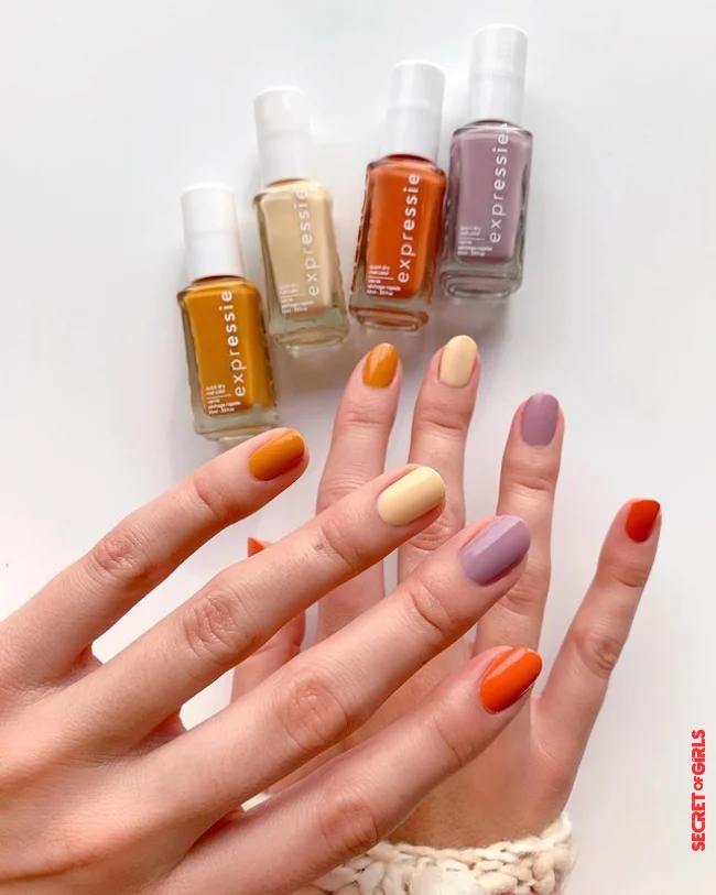 Pumpkin Nails: 3 most important nail polish nuances in autumn 2021 | Pumpkin Nails Will Become The Most Important Nail Polish Trend In Autumn