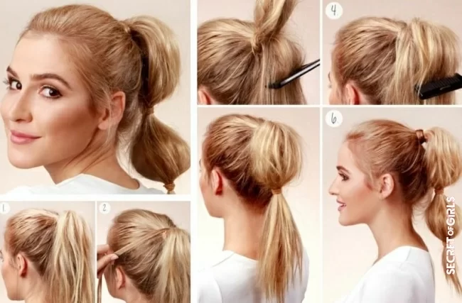 FAST HAIRSTYLES WITH PORSE TAIL | Fast everyday hairstyles that can be done in just 3 minutes!