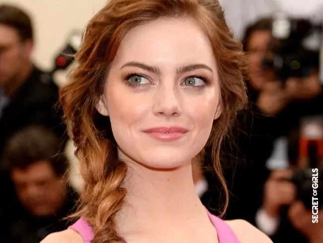 Emma Stone | Braided hairstyles: These are the most beautiful looks of the stars