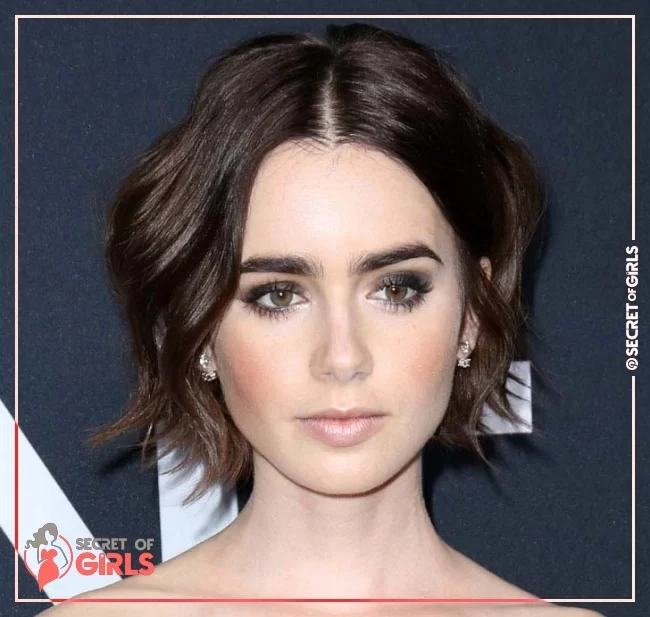 Lily Collins | 32 Chic, Gorgeous And Short Hairstyles To Inspire Your New Look