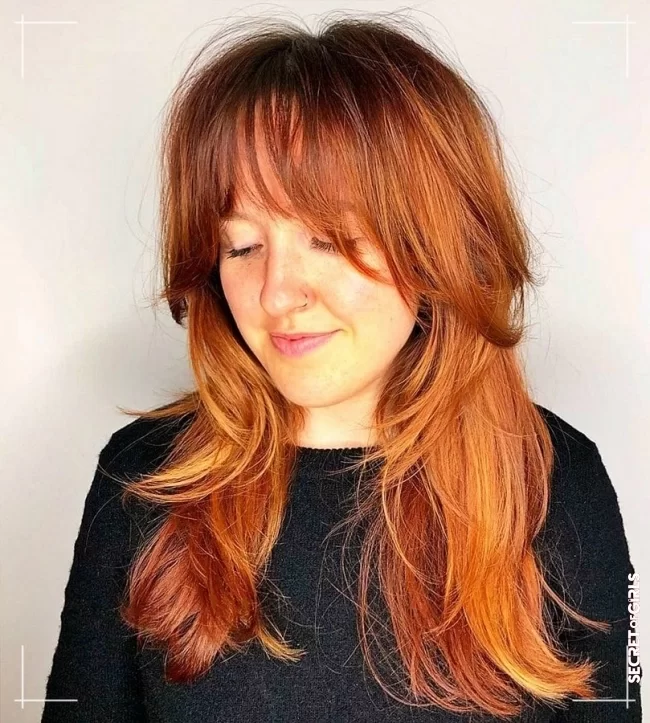 20. Layered Shaggy Hairstyles with Bangs | Easy hairstyles with bangs picture from haircuts tips