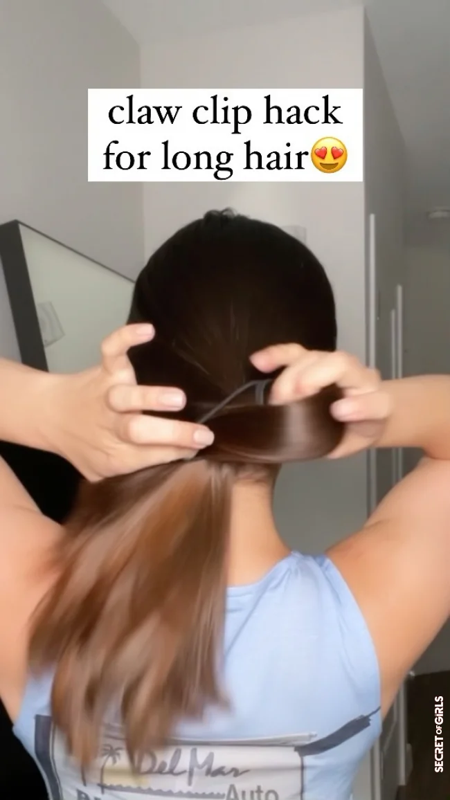 Styling Trick: 3-Seconds Hairstyle For Thick Hair